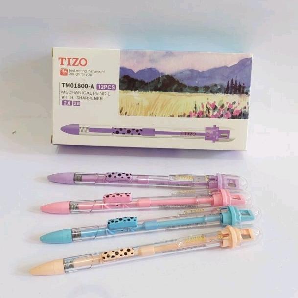 

ㅪ SELUSIN ( 12 PCS ) Pensil Mekanik Tizo 2.0 mm Mekanik Pensil Tizo 2.0mm ⇢