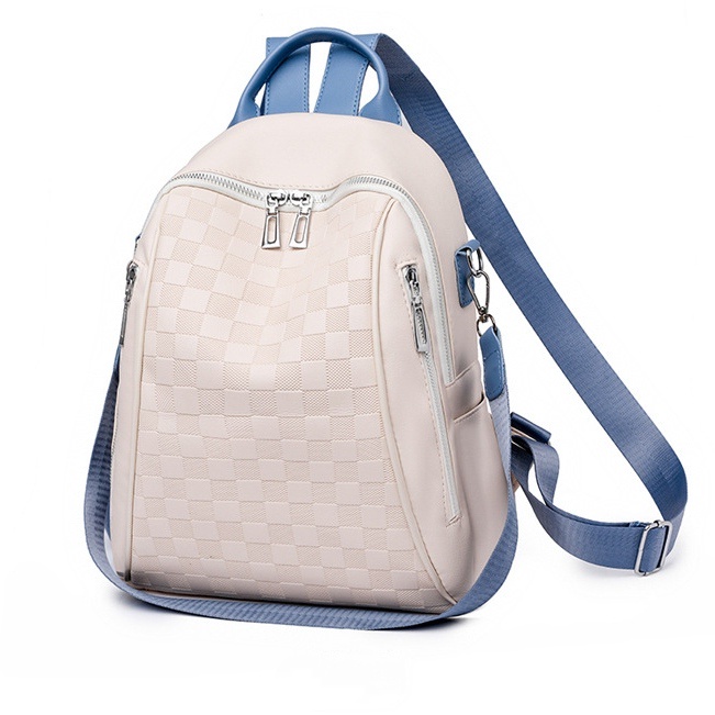 TAS RANSEL WANITA KOREA TA712W1 KULIT KREM CENOTA IMPORT BACKPACK SEKOLAH CEWEK KULIAH KEKINIAN KERJA GENDONG PUNGGUNG BRANDED REMAJA MURAH FASHION PREMIUM