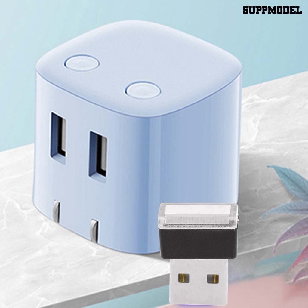 [Dekorasi] Usb Ambient Light Colorful Mini Auto Interior LED Lampu Ambient Hias Lampu Darurat Untuk Mobil