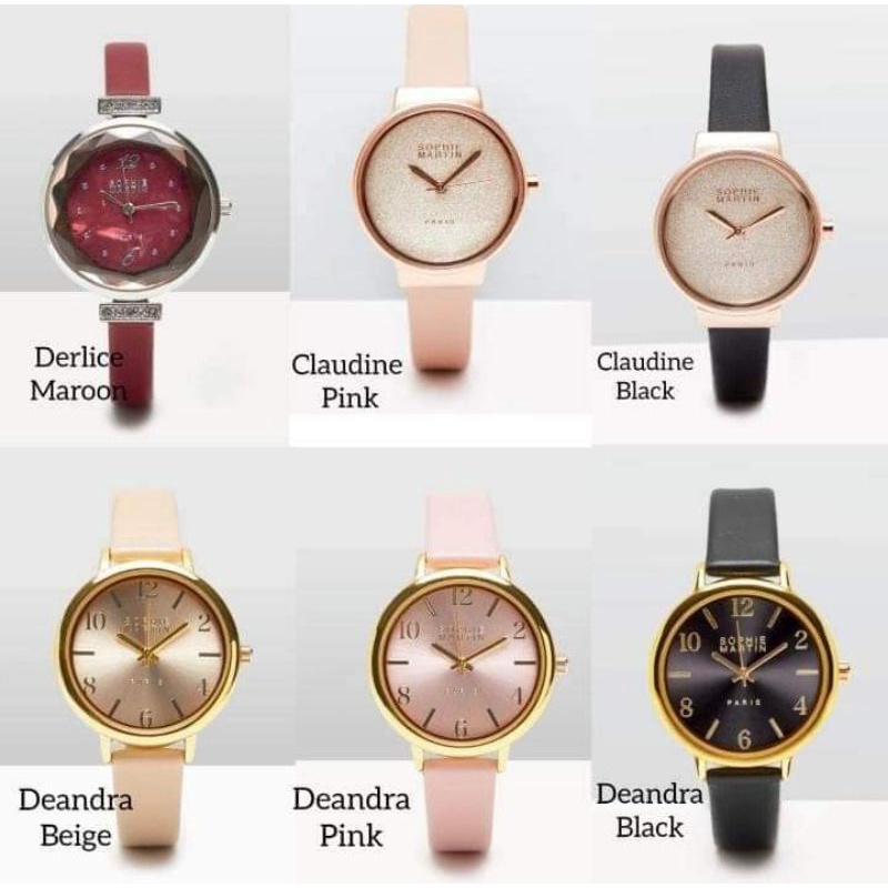 JAM TANGAN WANITA SOPHIE MARTIN DEANDRA, CLAUDINE