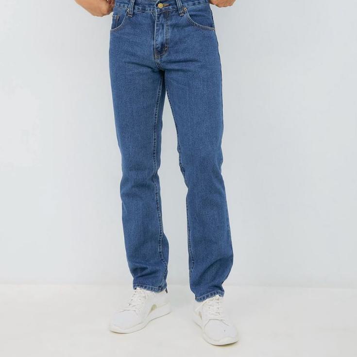 (R-5-Y☛) Celana Jeans Lea 606 Standar Reguler Pria Panjang ( 100% GARANSI ) viral
