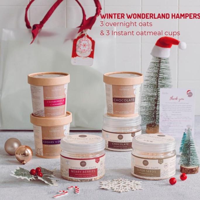 

'WINTER WONDERLAND' CHRISTMAS HAMPERS | KADO NATAL GIFT PARCEL OATBARN H64654GRT