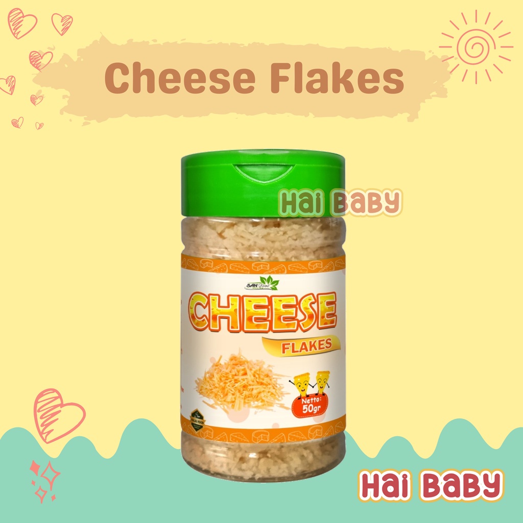 

Sanfood - Cheese Flakes / Keju Tabur / Keju Bubuk / Keju MPASI