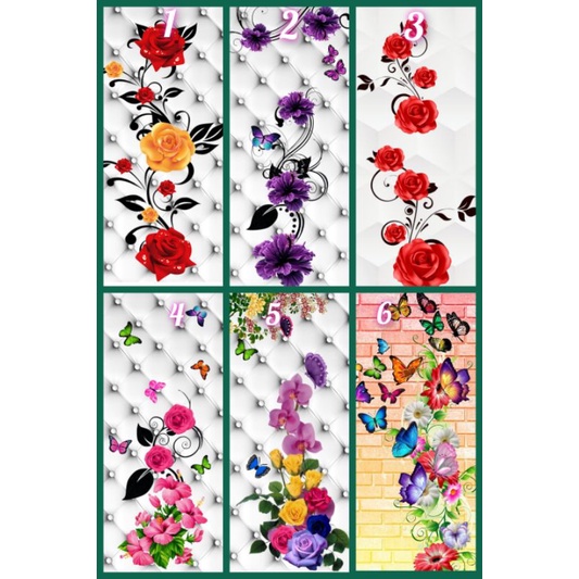 Jual Sticker kaca motif burung dan bunga | Shopee Indonesia