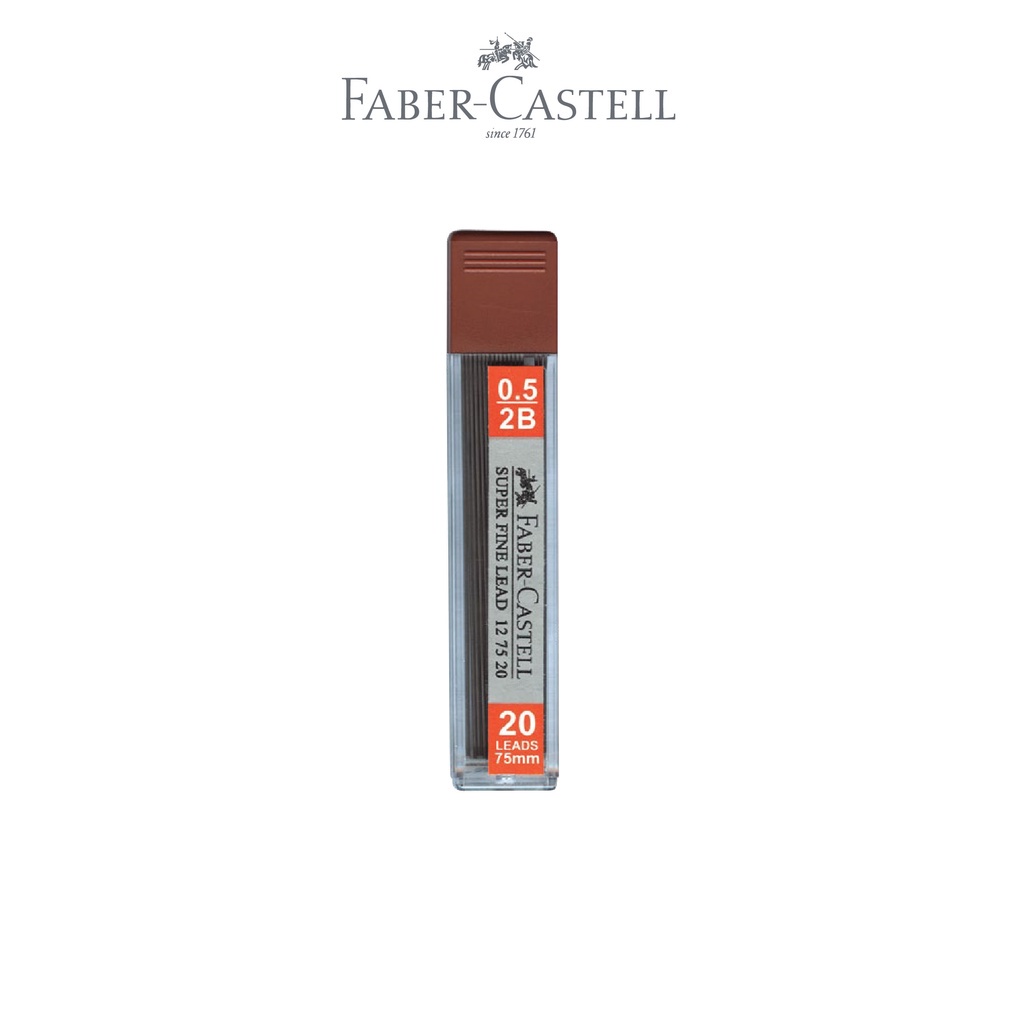 

Refil Pensil Mekanik Faber-Castell 127520 2B 0.5 Super Fine Lead Isi 20 Pcs