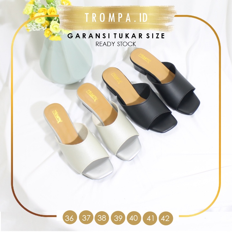 Sandal Hak Tahu wanita Terbaru 5cm Ukuran 41 42 43