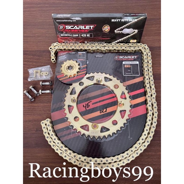 Jual Gear Set Klx 150 D Tracker 150 Scarlet Mx series Full Set Bonus