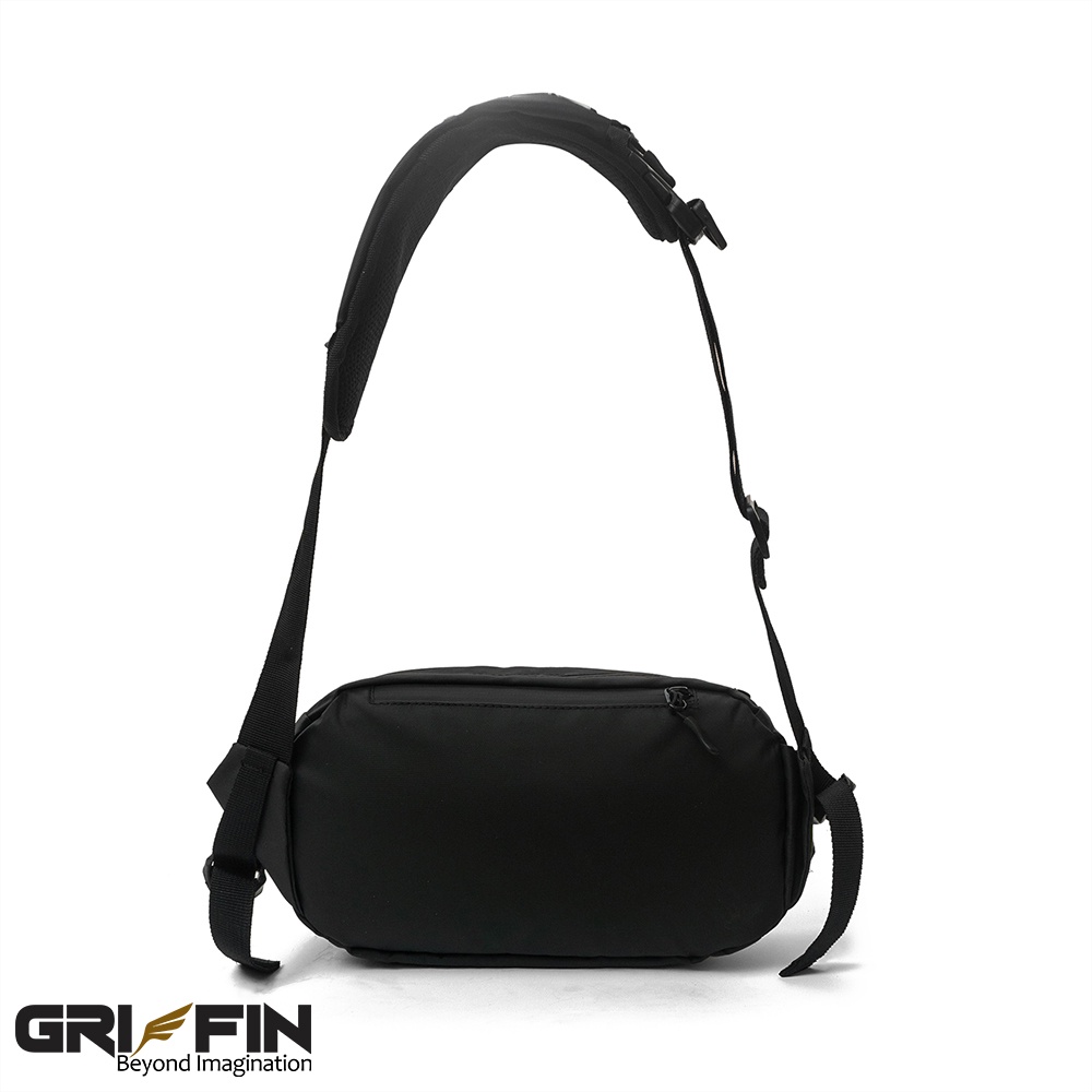 Tas Waistbag Pria Hexa by Griffin Apparel Hitam Bimo Waterproof Keren