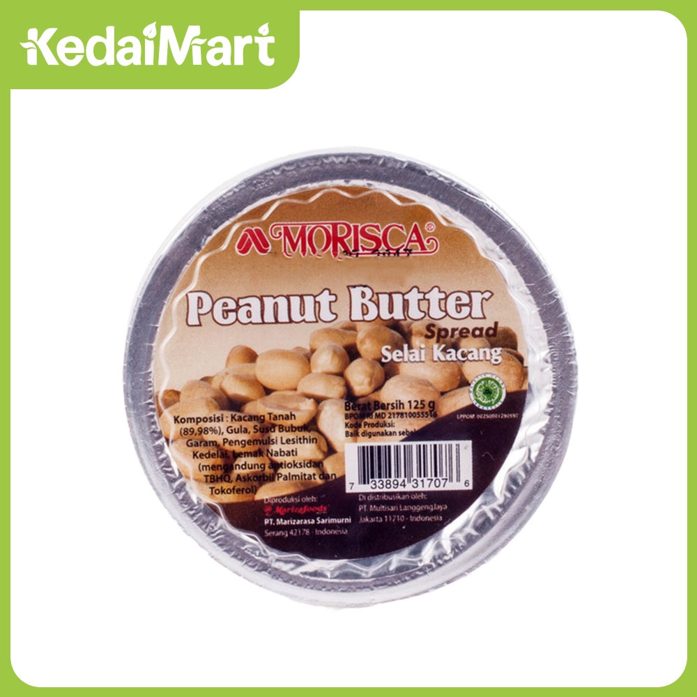 Morisca Peanut Butter Jam 125 Gram