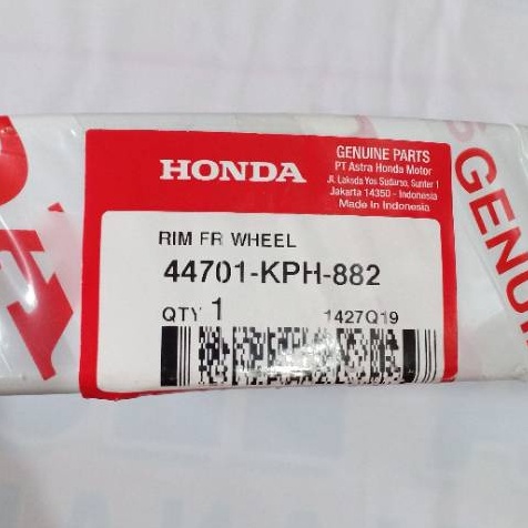 VELG DEPAN 140X17 44701-KPH-882