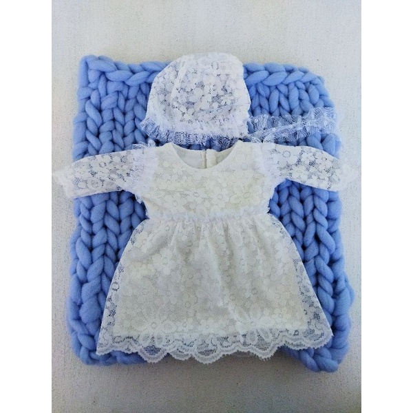 Dress bayi aqiqah perempuan Baju Bayi Newborn baru Lahir Beautiful Set  New Born Baby Dress
