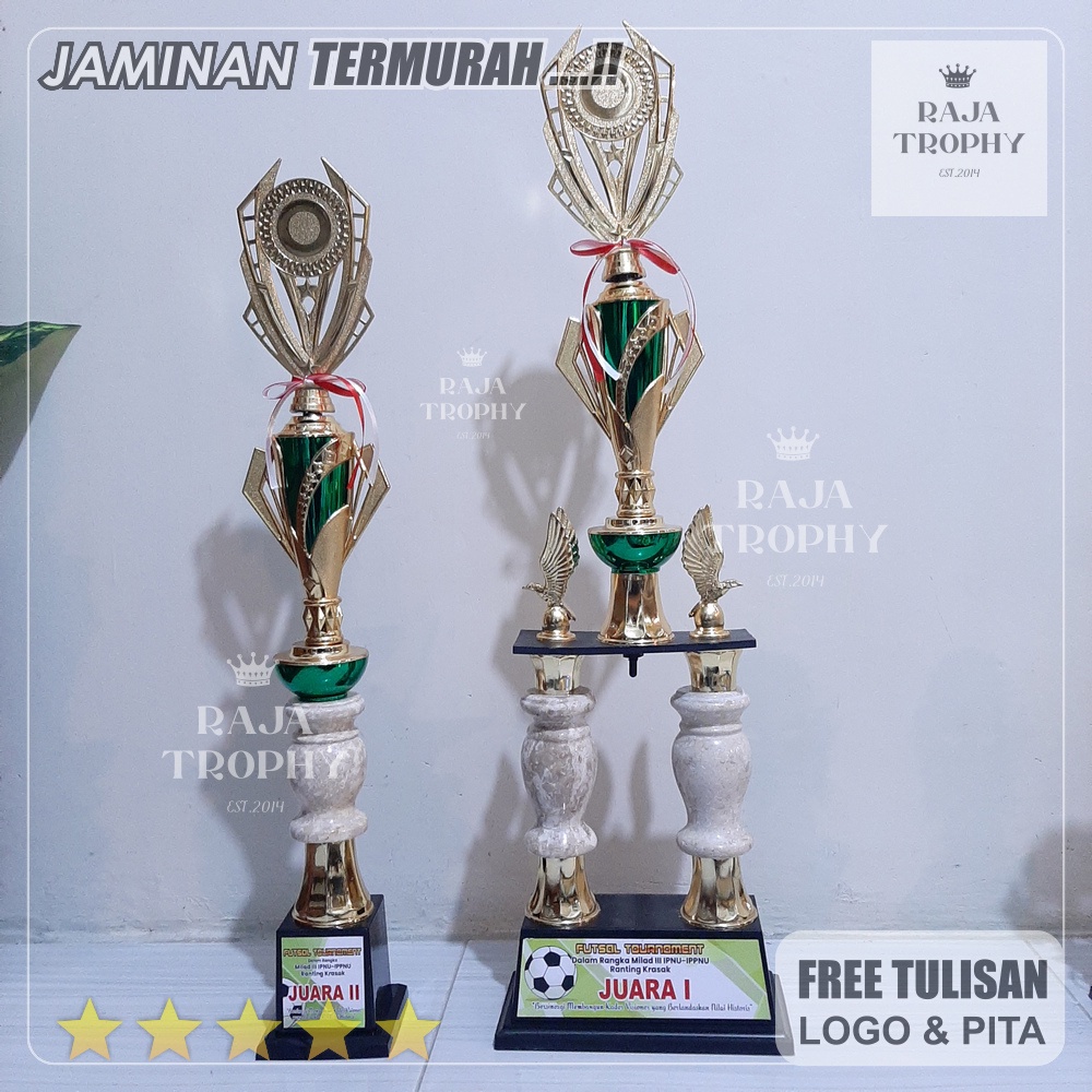TROPHY PIALA  PAKET KAKI 2 DAN KAKI 1 MARMER