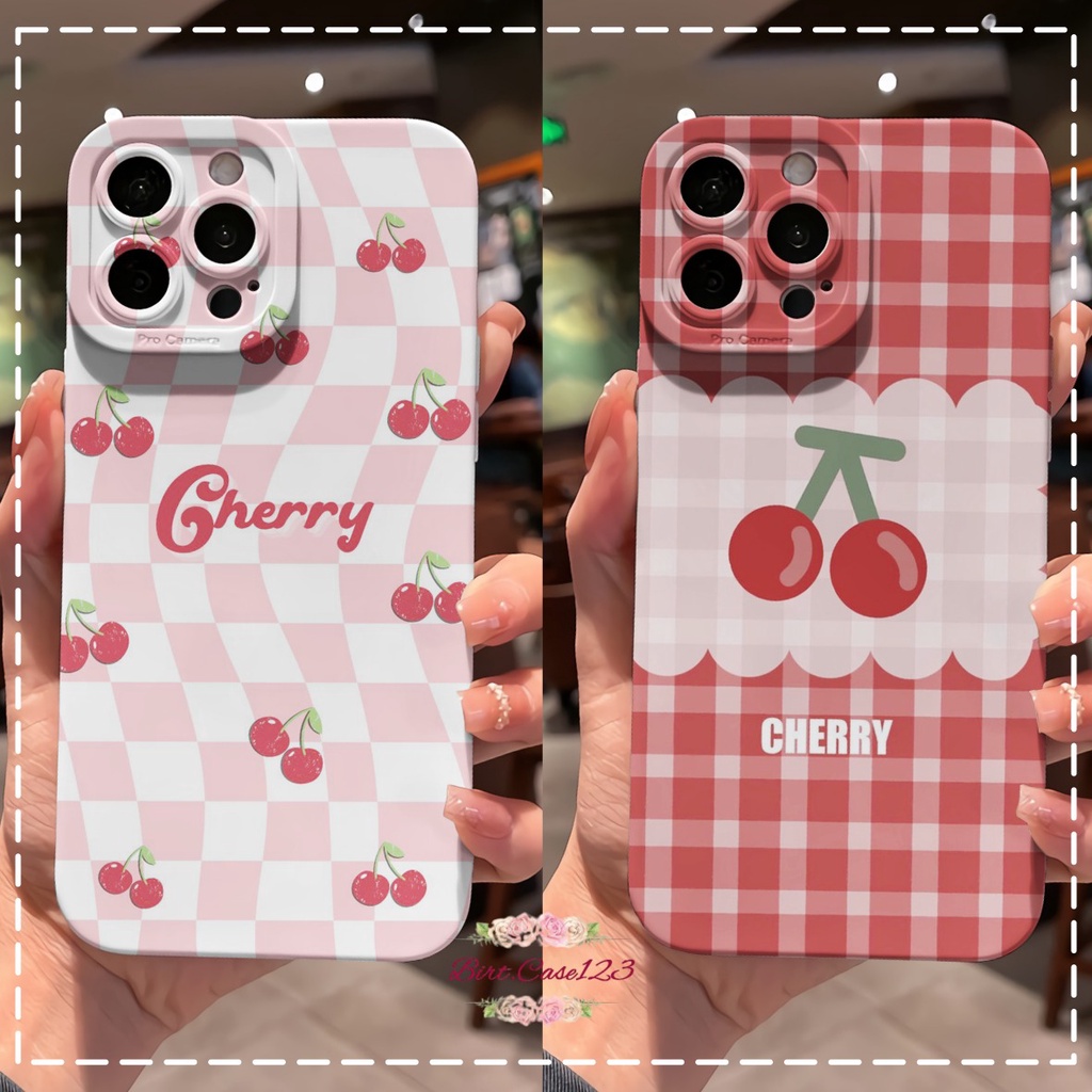 CUSTOM CASE SOFTCASE SILIKON PROCAMERA CHERRY CUSTOM OPPO REALME VIVO XIAOMI SAMSUNG INFINIX IPHONE FOR ALL TYPE BC6889