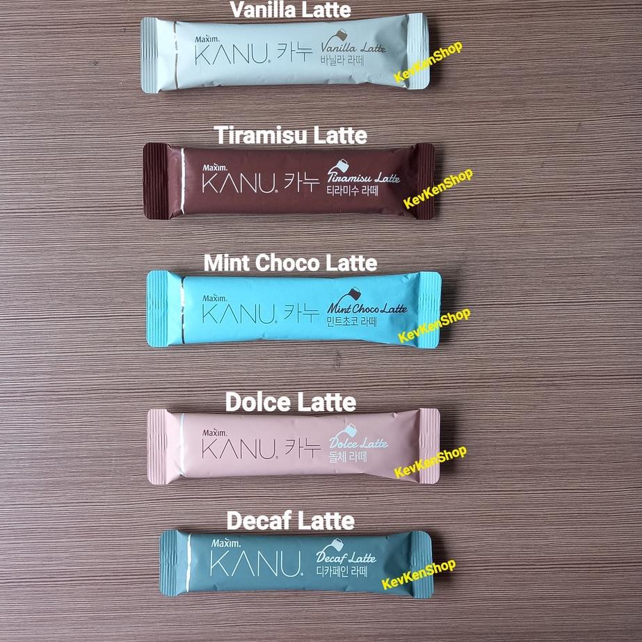 

TERBARU Kopi MAXIM Coffee Korea Premium KANU Latte Decaf atau Vanilla or Tiramisu Choco Mint Dolce Harga per Sachet