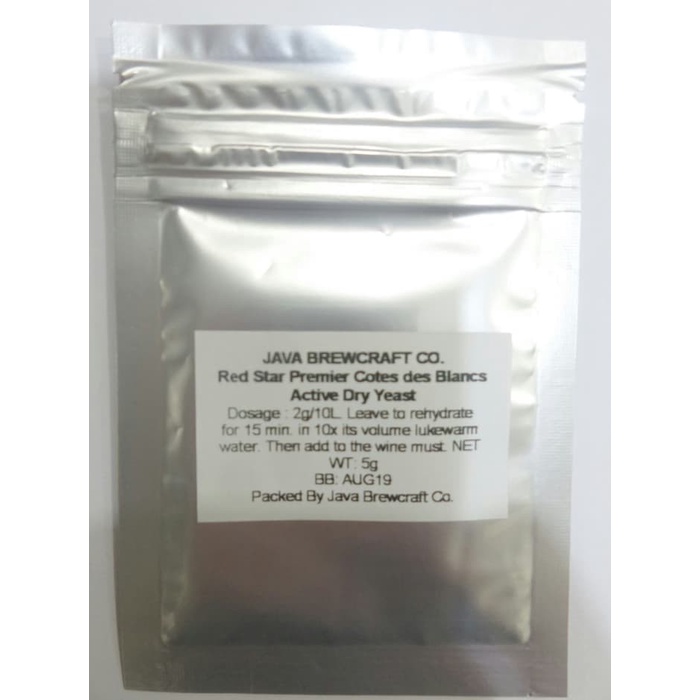 

Ragg Rs Cote De Blanc Wine Yeast 5 Gram