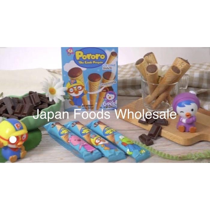 

Pororo Ice Cone Chocolate 54Gr /Biskuit Jepang/Biskuit Coklat /Cemilan Best Seller