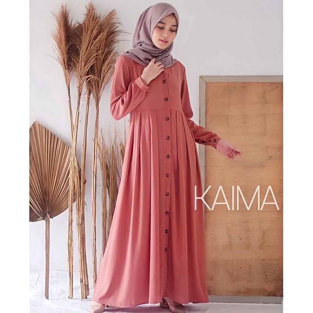 Gamis Rinjani Kaima Katun Original Jumbo Terbaru