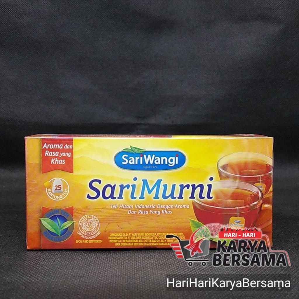 

SARI MURNI TEH HITAM KANTONG TEH BOX 25`S X 1.6GR