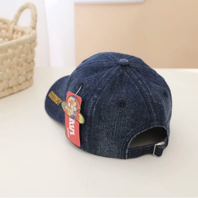 Topi Denim Pooh Good Boy 1-4 Tahun Topi Goodboy Fashion Anak Unisex Kekinian CBKS VC