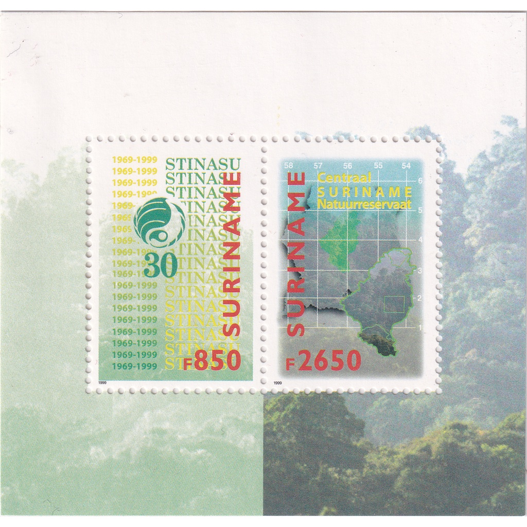 

Prangko Suriname 1999 - The 30th Anniversary of the Surinam Conservation Foundation SS
