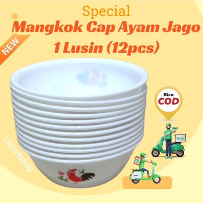 Jual Mangkok Plastik Cap Ayam Jago 1 Lusin Mangko Bakso Mangkok Kuah