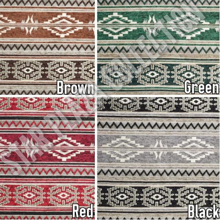 Model Baruダ Bahan Kain Chenille  Meubel Sofa Lesehan / Jok / Kursi Motif Arab Klasik - Ethnic ~