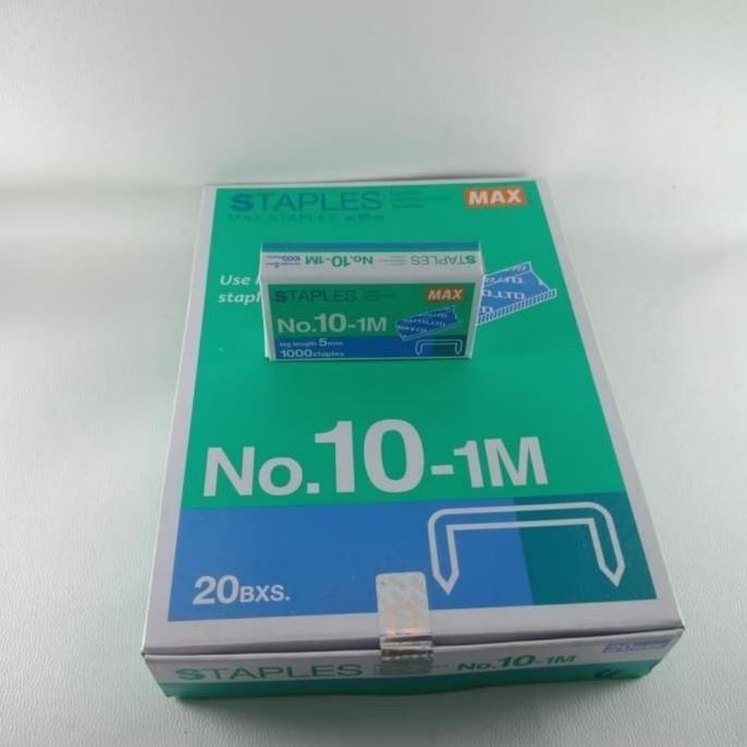 

Isi Staples Max No. 10 perpack