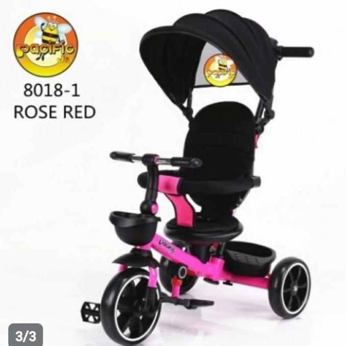 Sepeda Anak Roda Tiga Tricycle Pacific 8018-1 #Original