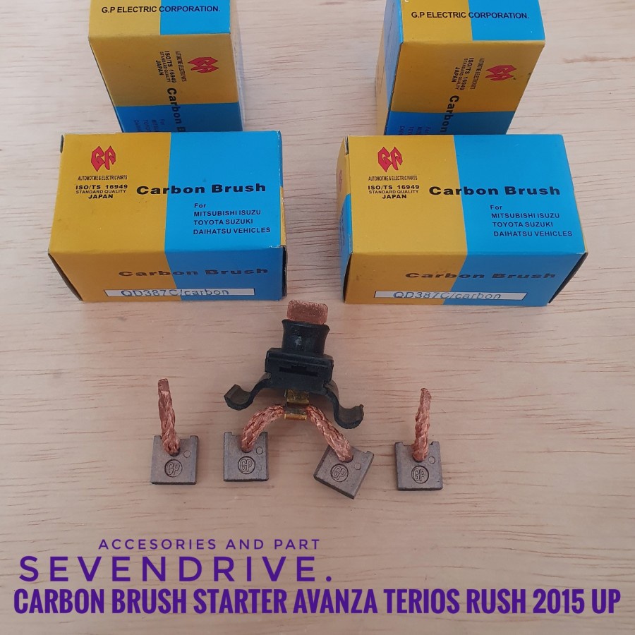 Arang Karbon Carbon Brush Dinamo Starter Avanza Veloz Xenia Terios Rush 2015 up ST4