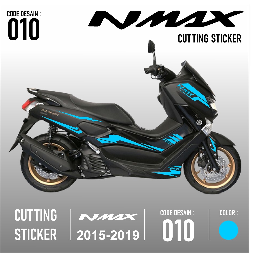 Cutting Sticker Nmax - Aksesoris Motor Stiker Yamaha Nmax Old Skotlet Sticker Striping Lis Variasi C