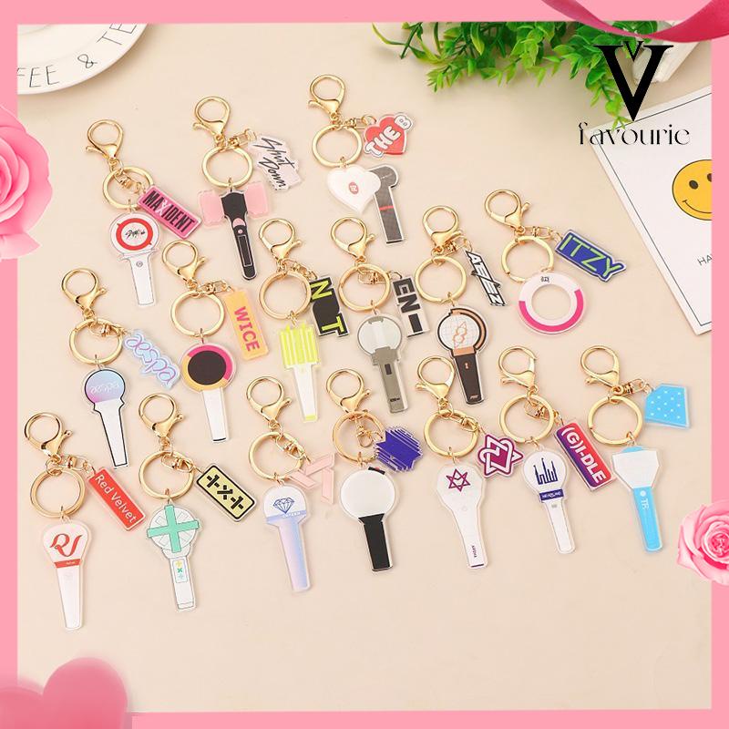 CODGantungan Kunci Mini Key Chuain Lucu Kpop Keychain Akrilik Mendukung Aksesoris-FA