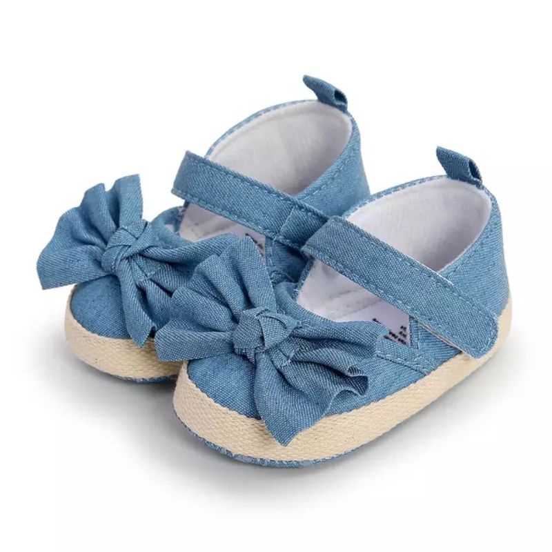 Sepatu Bayi Perempuan Pita Polos - Prewalker Baby Bloom S1245