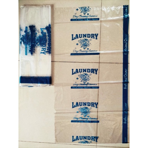 plastik laundry sablon biru