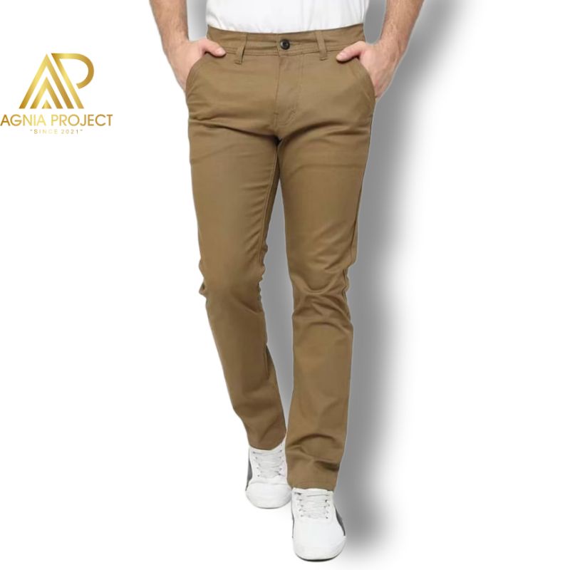 Celana Chino Panjang Pria Jumbo Slimfit Original 100℅ Tebal Clana Chinos Pria Dewasa