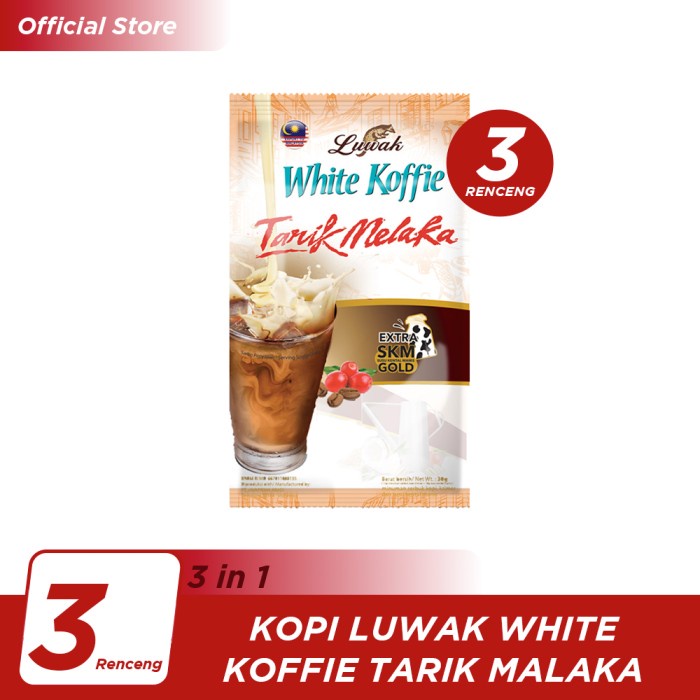 

Kopi Luwak White Koffie Tarik Malaka 10x25gr (Renceng) - 3 Pcs