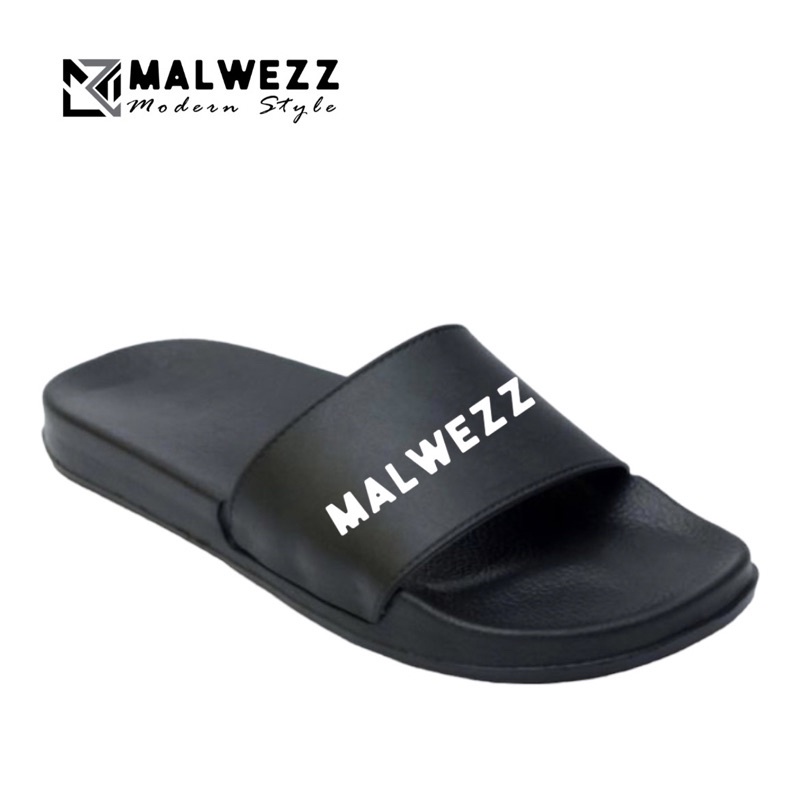 Sandal slop Malwezz / Sandal Slide / sendal slide slippers original ukuran 39 Sampai 43 Terlaris