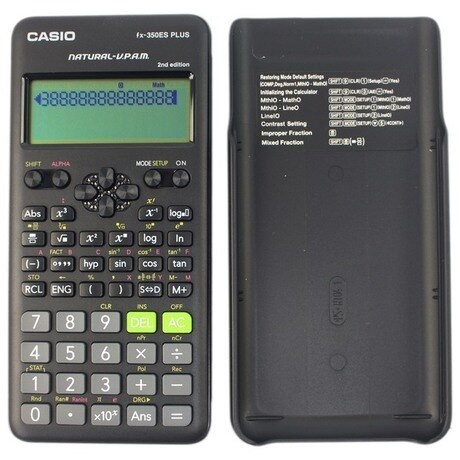 

KALKULATOR CASIO FX 350 ES PLUS SCIENTIFIC / CALCULATO SEKOLAH KULIAH #ORIGINAL