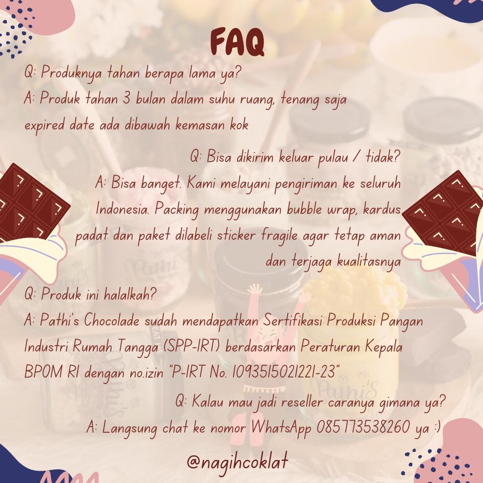 

moj-58 Pathis Chocolade cemilan cokelat lumer (Choco crunchy in jar) - @nagihcoklat ...,,