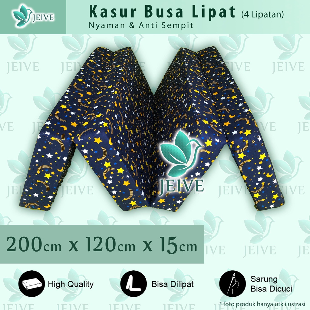 Kasur busa lipat inoac 200x120x15 cm berkualitas