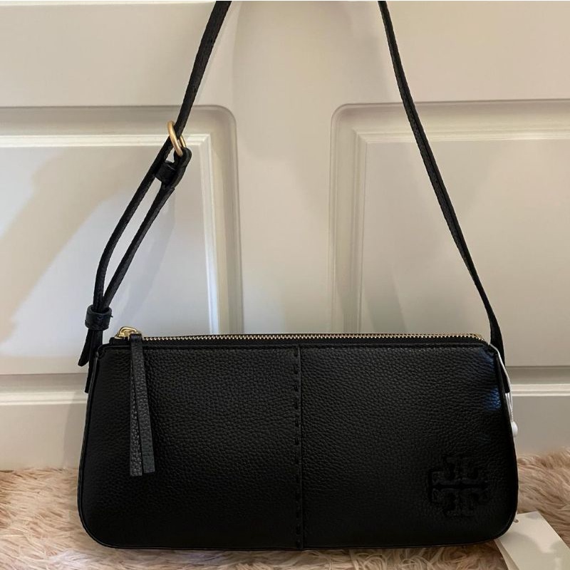 Tory Burch Mcgraw Wedge Black with db ori