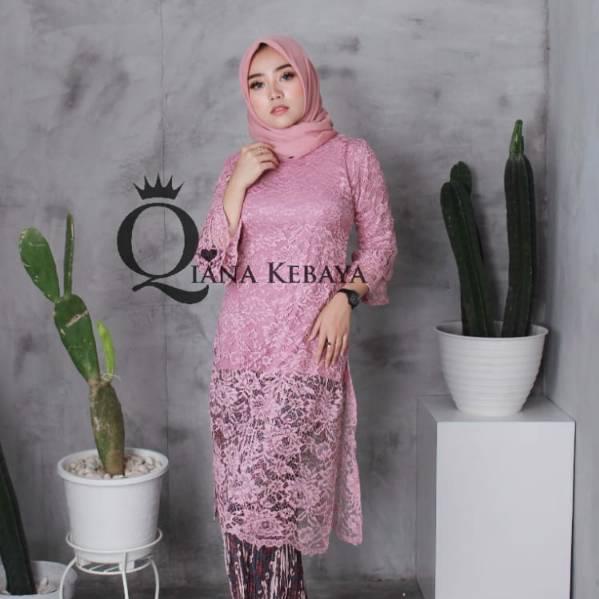 Chekout TERBARU setelan kebaya brukat tunik / kebaya modern / kebaya syar'i / kebaya muslimah