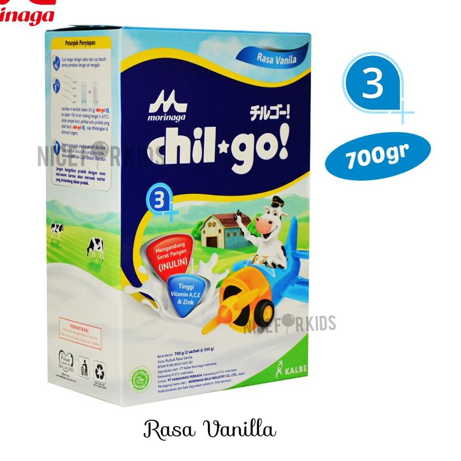 

✨Mall✨ Susu Morinaga Chil Go Powder 700 Gram Susu Bubuk Formula Pertumbuhan Anak Bayi Chilgo 1 tahun 1+ dan 3 tahun 3+ 