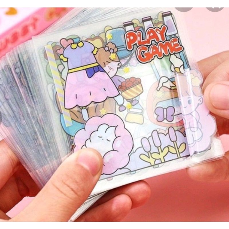 

Stiker Buku Diary stiker viral Motif Kartun Korea Botol Minum Waterproof Handbook Scrapbook DIY Box