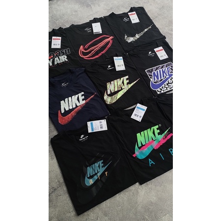 kaos nike swosh tee black