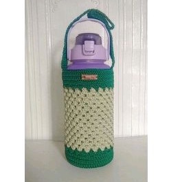 cover botol minum 2 liter rajut/ sarung botol minum 2 liter viral/ tas jinjing botol minum 2 liter w
