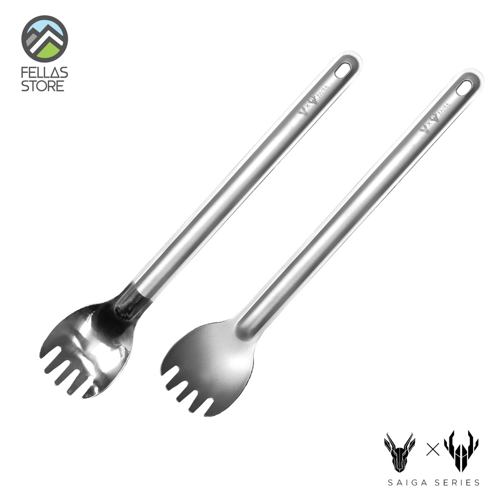 Saiga - Titanium Long Handle Spork