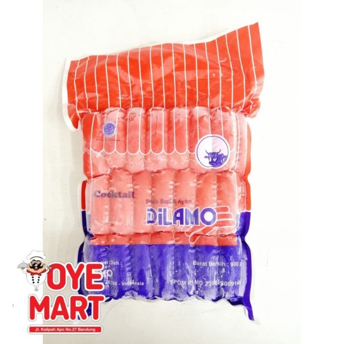 

DILAMO BEEF COCKTAIL 900GR SOSIS SAPI DAN AYAM DILAMO