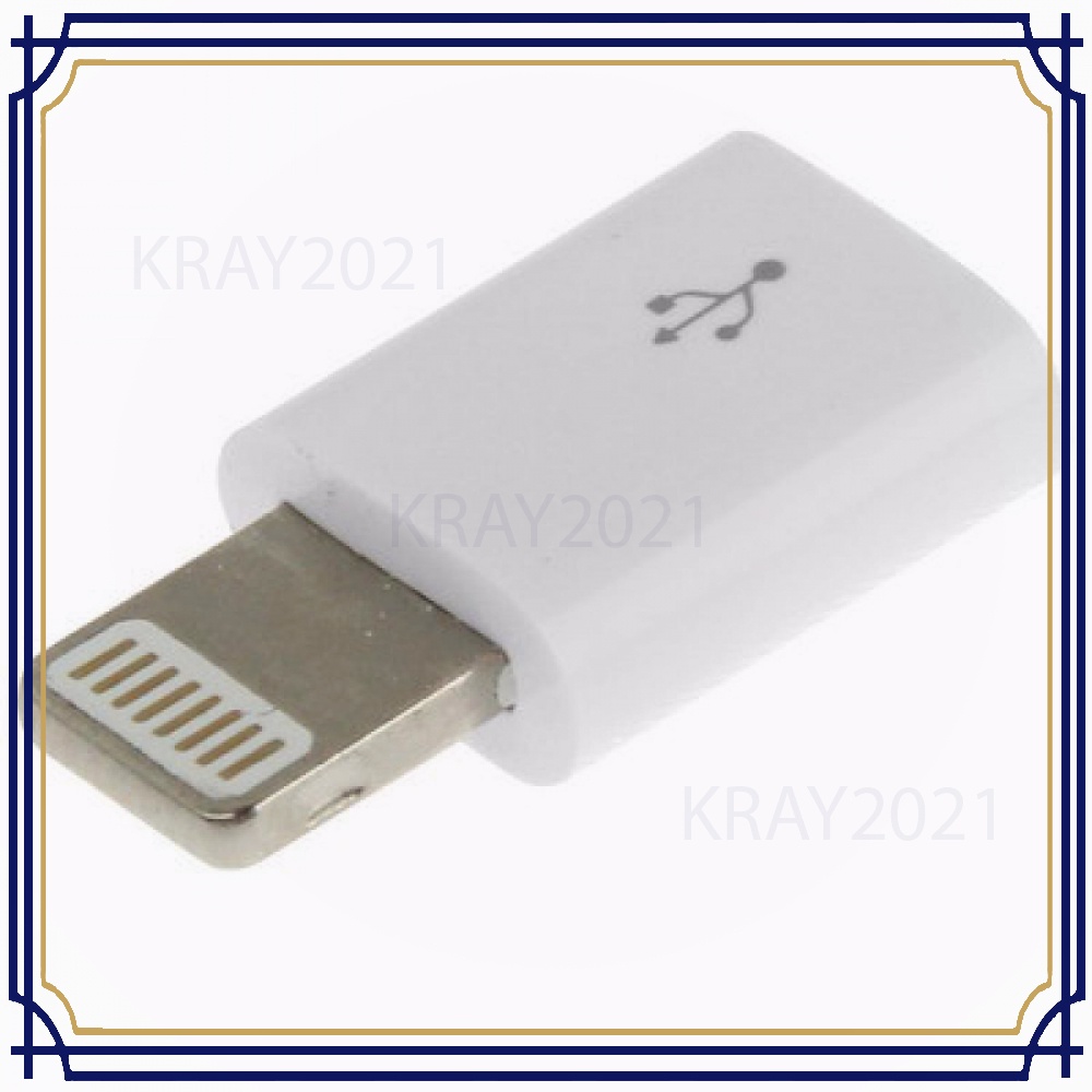 Micro USB Female to Lightning 8 Pin Adapter for iPhone -CB630