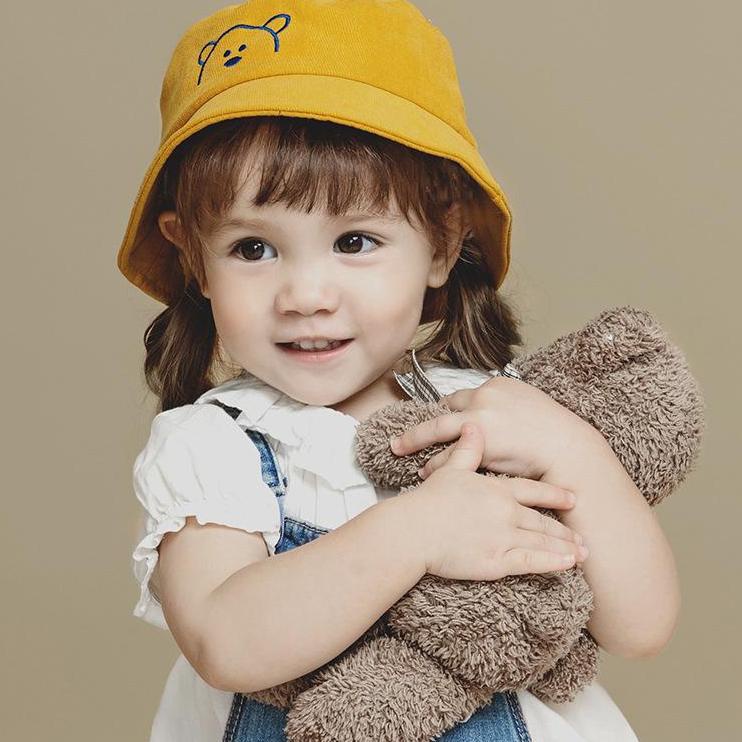 ⤵ PHILEO | TOPI BUCKET BORDIR TOPI ANAK BUCKET BEAR I TOPI ANAK UNISEX BORDIR BERUANG ⇗