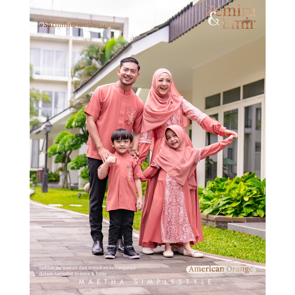 Maetha - Gamis Muslim Anak Zemira Series-2